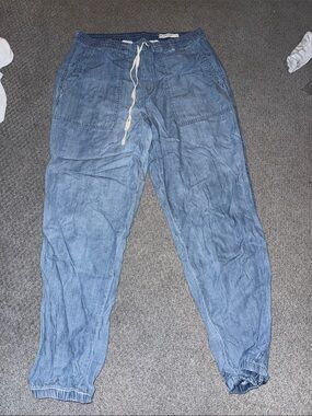 Blank NYC Light Blue Drawstring Jogger Jeans